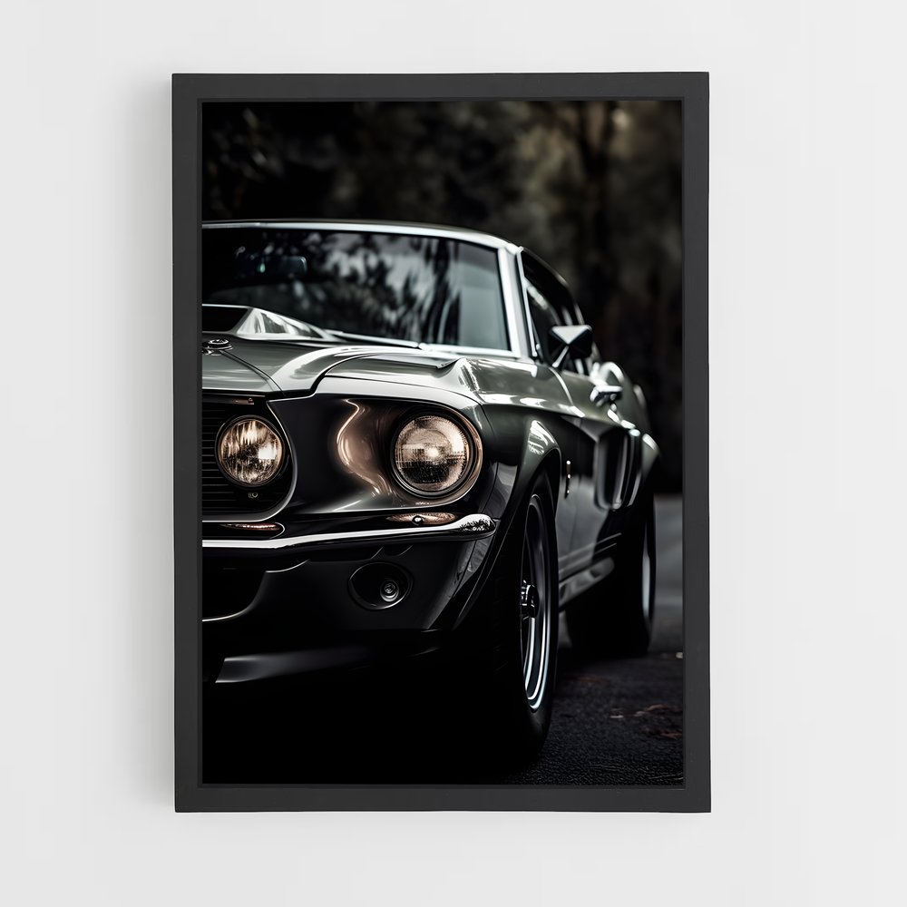 Poster Mustang shelby (vue 2)